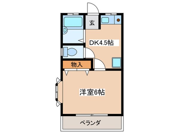 リーフハウスの物件間取画像